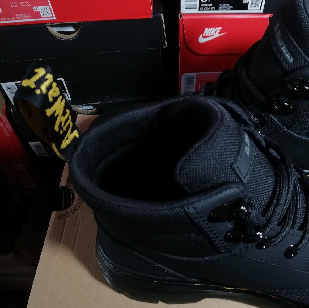 DR. MARTENS RAKIM BLACK MEN US SIZE 8 BRAND NEW IN BOX - Picture 14 of 16